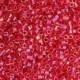 Miyuki delica Beads 11/0 - Dark coral lined crystal ab DB-75